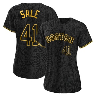 Youth Majestic Boston Red Sox #41 Chris Sale Replica Grey Road Cool Base  MLB Jersey